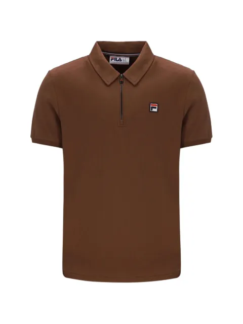 Fila Ettore logo-patch polo shirt