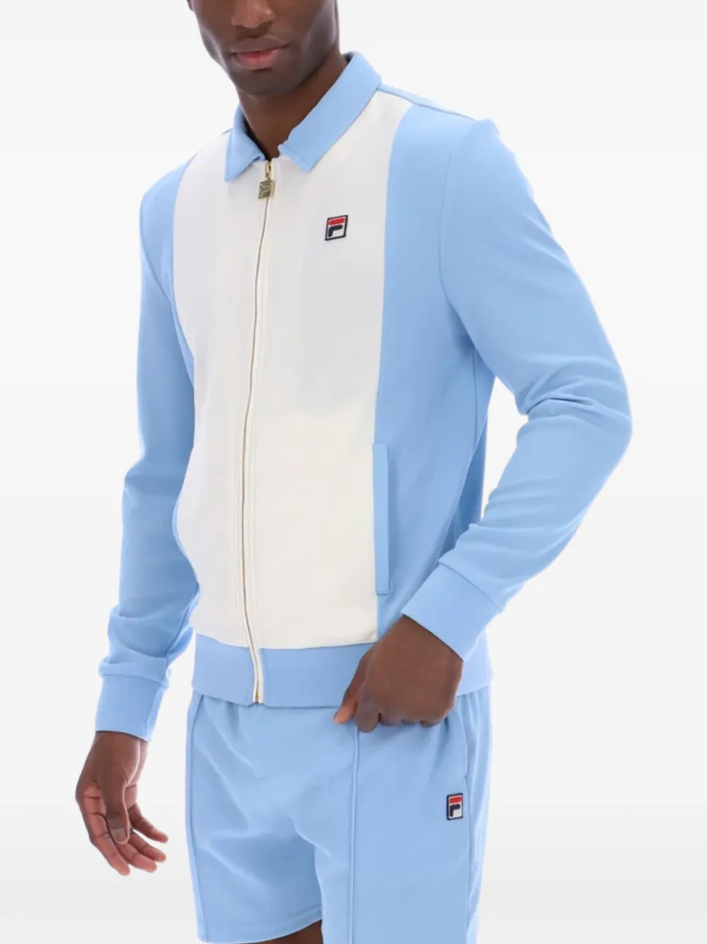 Fila Frozen Fjord trainingsjack met logopatch Blauw