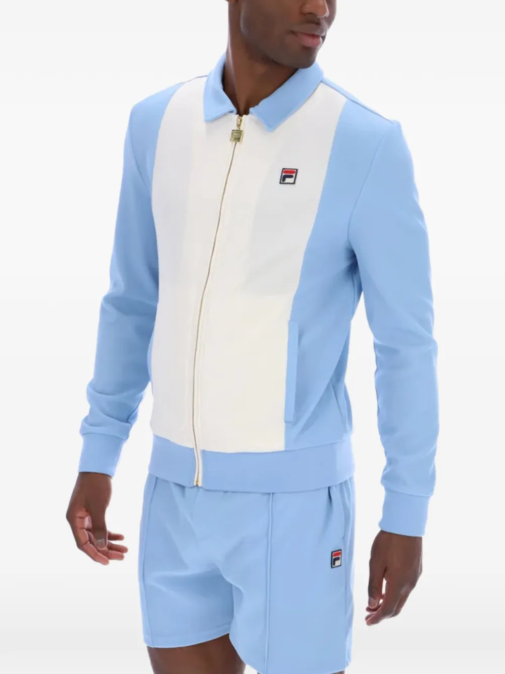 Fila Frozen Fjord trainingsjack met logopatch Blauw