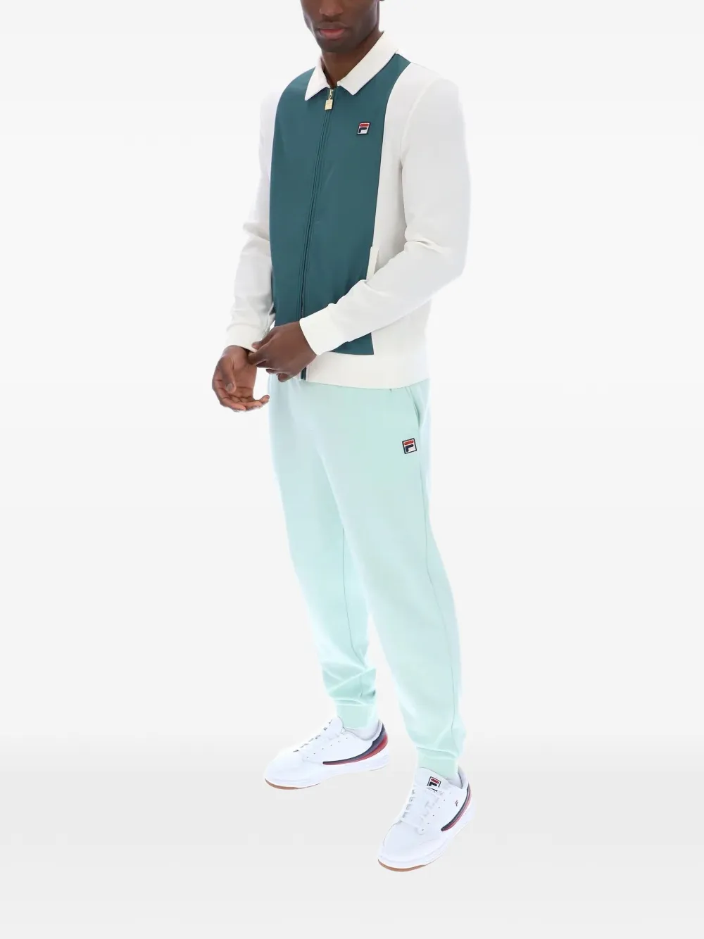  Fila Tommaso Logo-patch Jacket - Blanc 