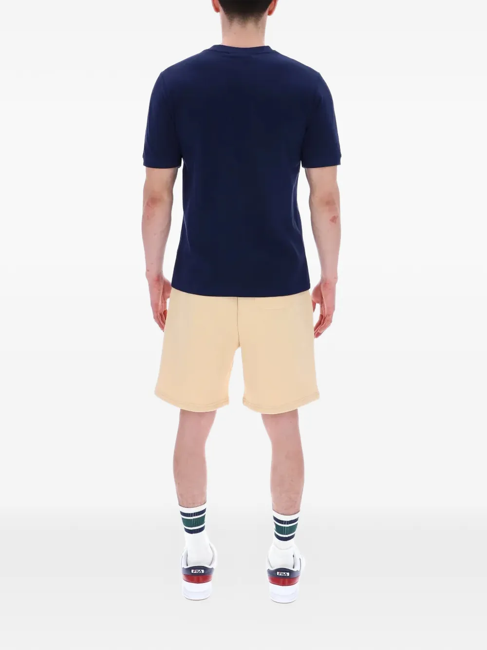 Fila Silvio T-shirt met logopatch Blauw