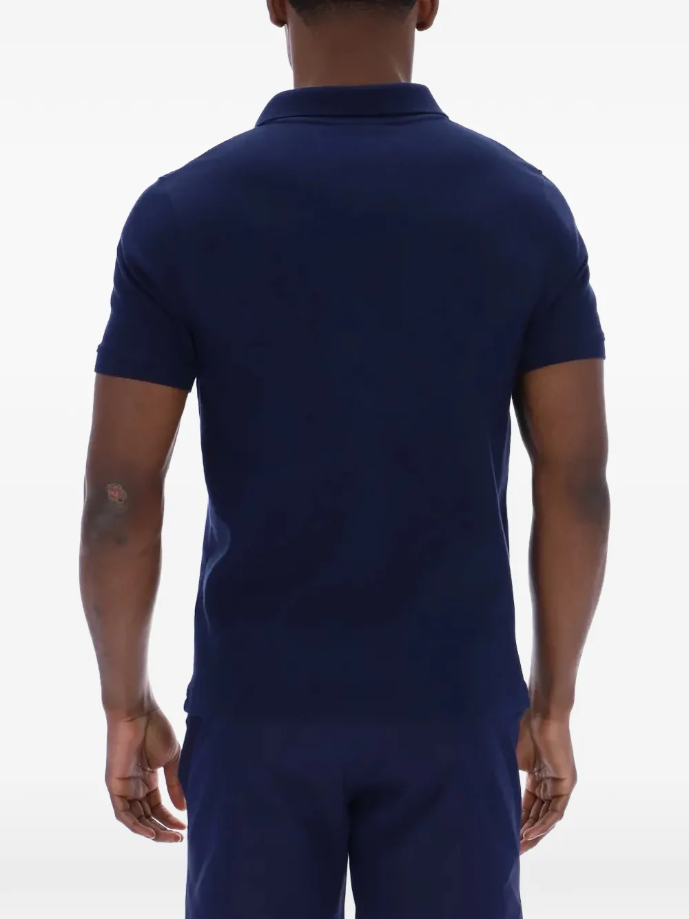Fila Tristiano T-shirt met logopatch en korte mouwen Blauw
