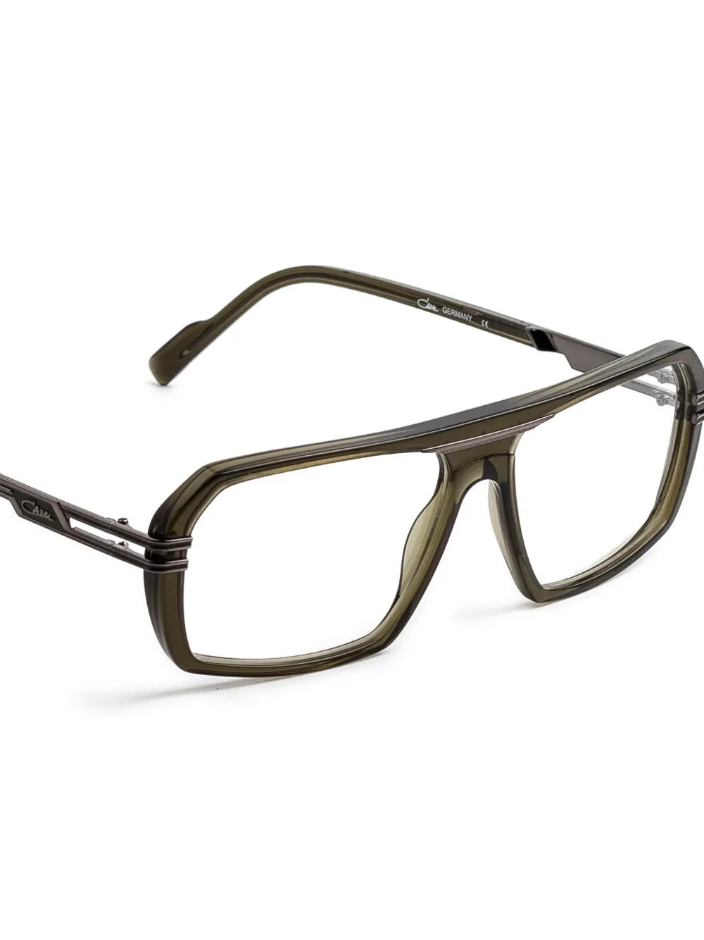 Cazal Bril met geometrisch montuur Groen