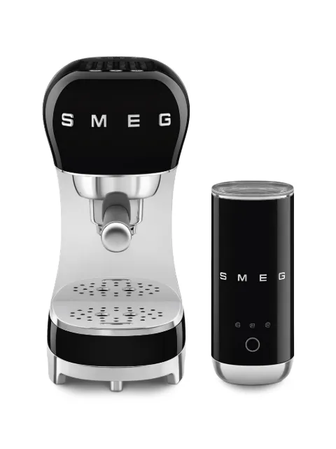 Smeg Anni 50 espresso machine and milk frother (33cm x 14.9cm x 32.9cm)