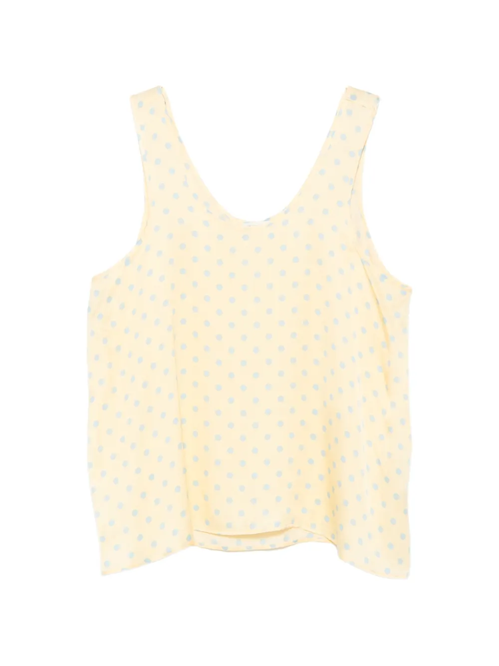 American Vintage polka-dot-print top - Gelb