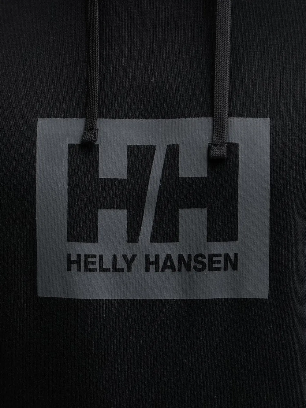 Helly Hansen HH Box hoodie met trekkoord en logo-print Zwart
