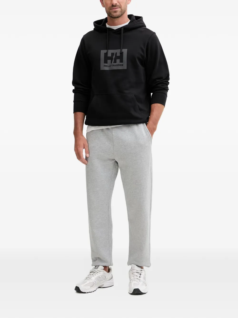 Helly Hansen HH Box hoodie met trekkoord en logo-print Zwart