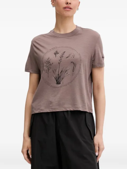icebreaker playera 150 Tech Lite de manga corta con estampado botánico