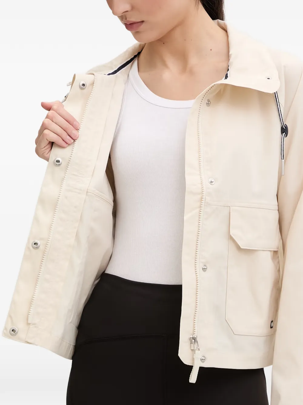 Helly Hansen Jack met klepzak en trekkoord Beige