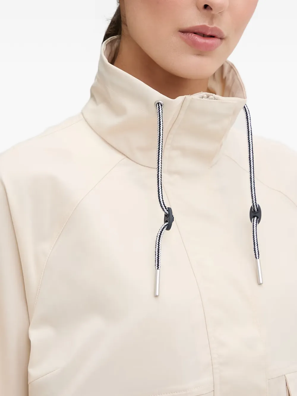 Helly Hansen Jack met klepzak en trekkoord Beige