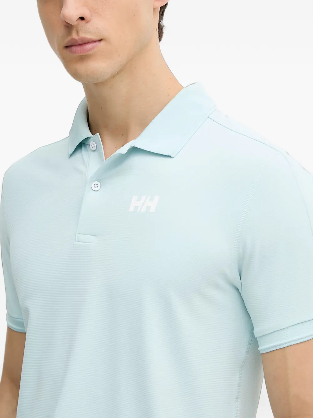 Helly Hansen Salina poloshirt met korte mouwen en logo-print Blauw