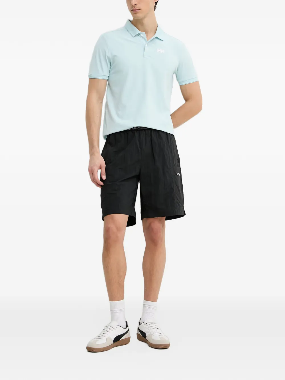 Helly Hansen Salina poloshirt met korte mouwen en logo-print Blauw