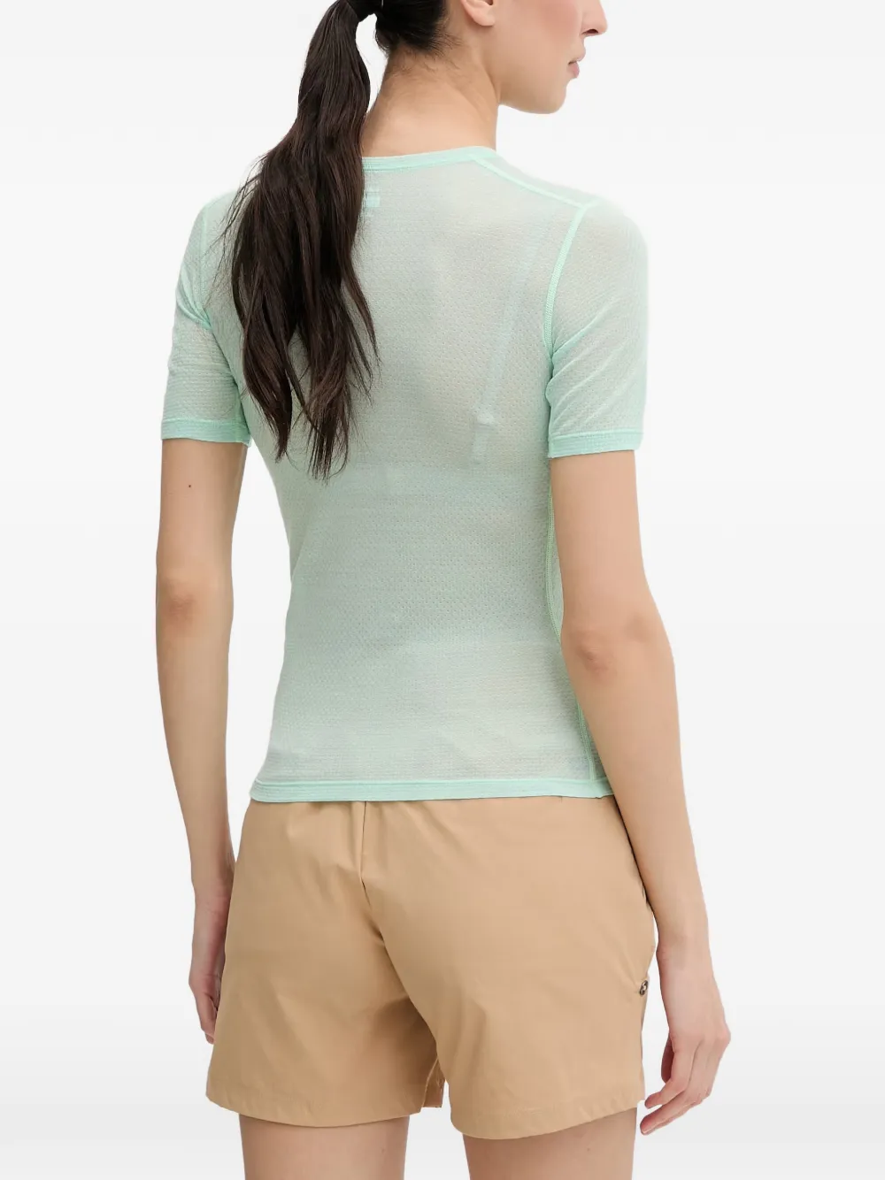 icebreaker Featherlight logo-print short-sleeve base layer - Grün