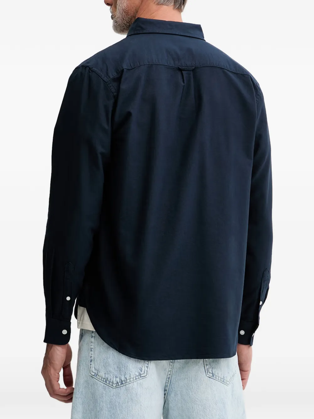 Helly Hansen Shore button-down overhemd met lange mouwen Blauw