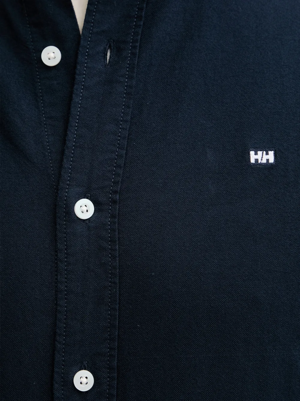 Helly Hansen Shore button-down overhemd met lange mouwen Blauw