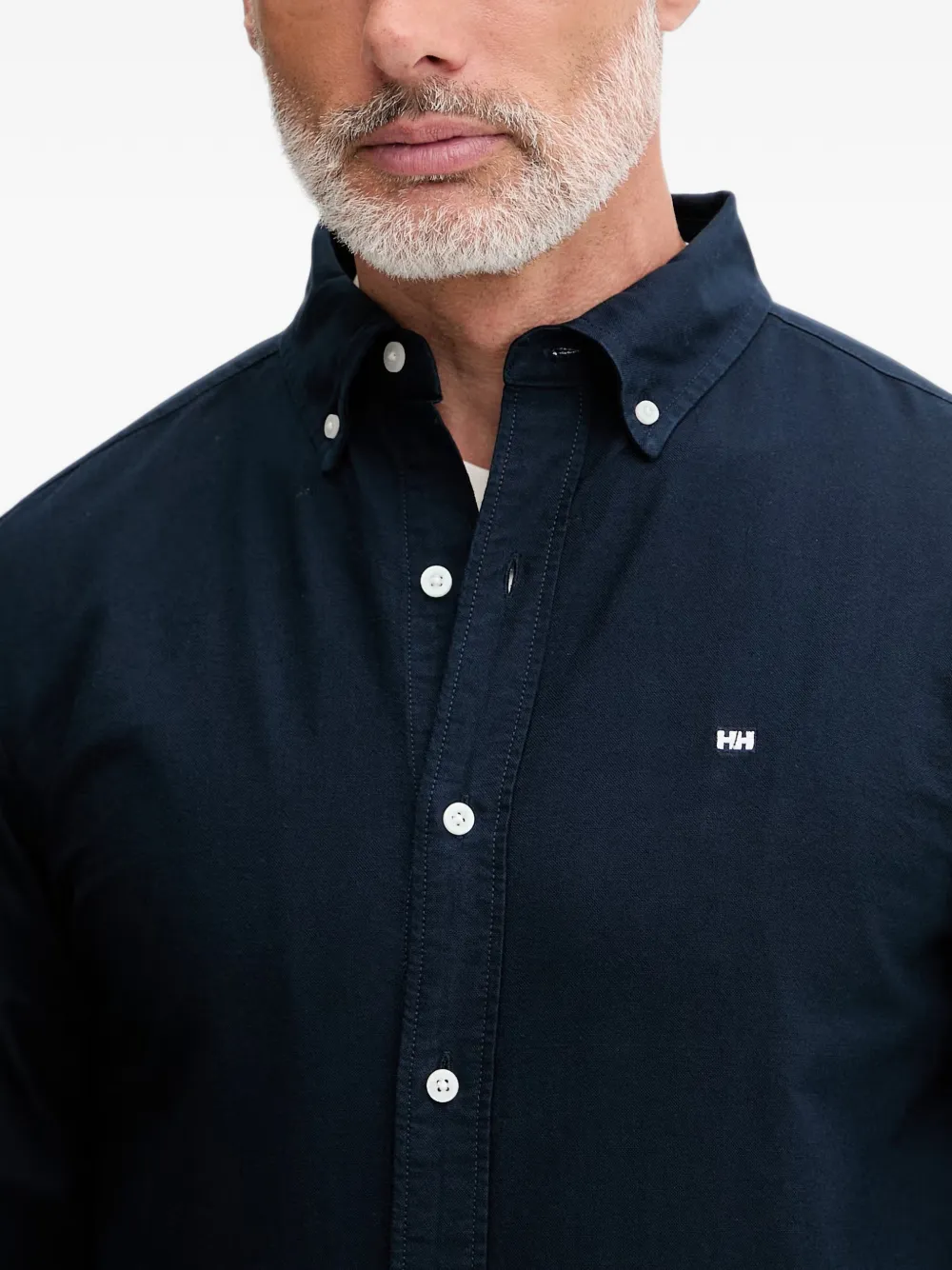 Helly Hansen Shore button-down overhemd met lange mouwen Blauw