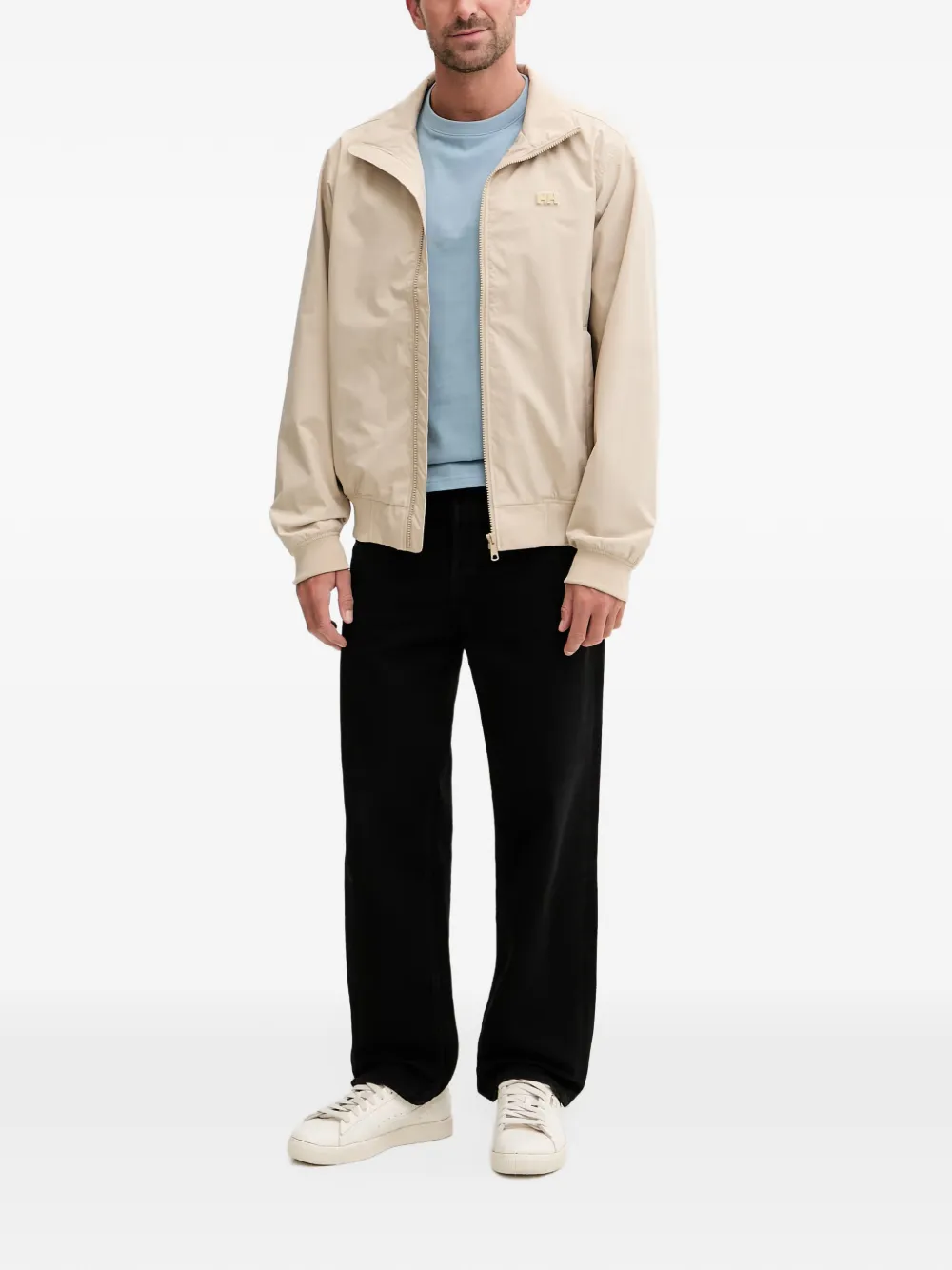 Helly Hansen Vika jack met logo-plakkaat en rits Beige
