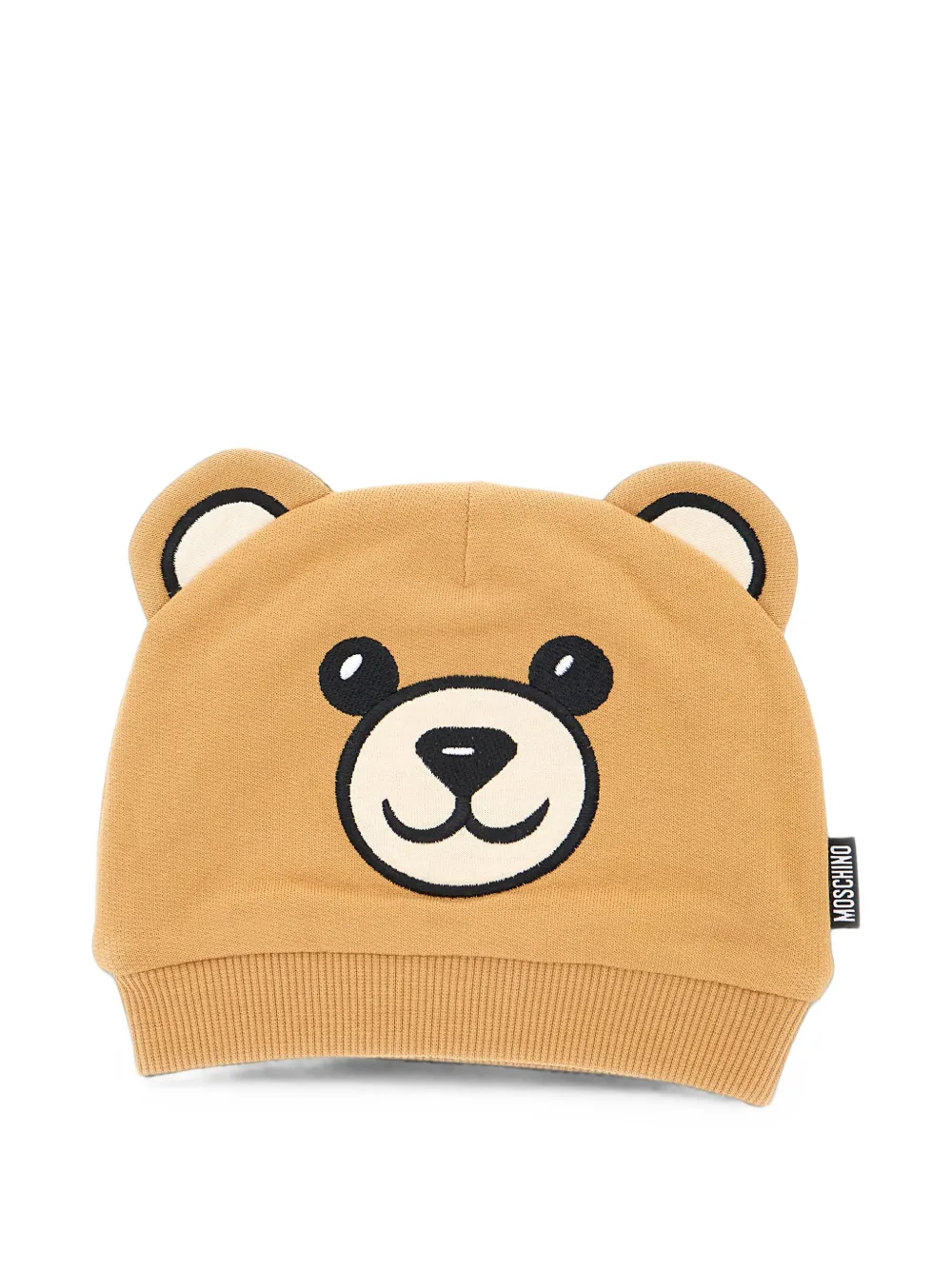Moschino Kids Teddy Bear ear beanie hat - Marrone