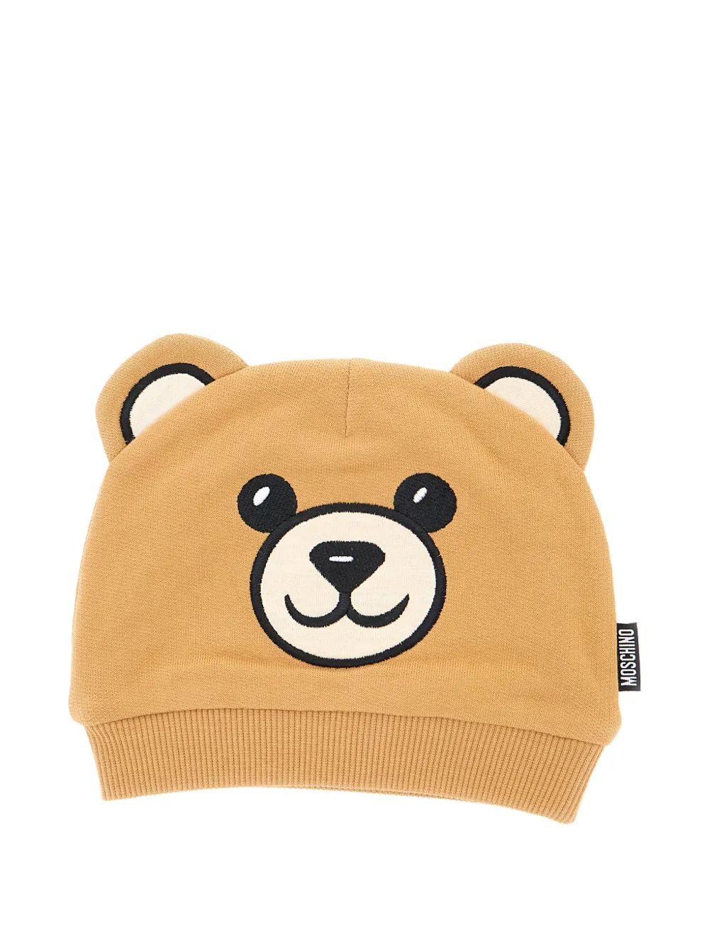 Moschino Kids Teddy Bear ear beanie hat - Marrone
