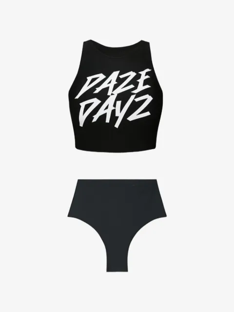 DAZE DAYZ bañador con logo estampado