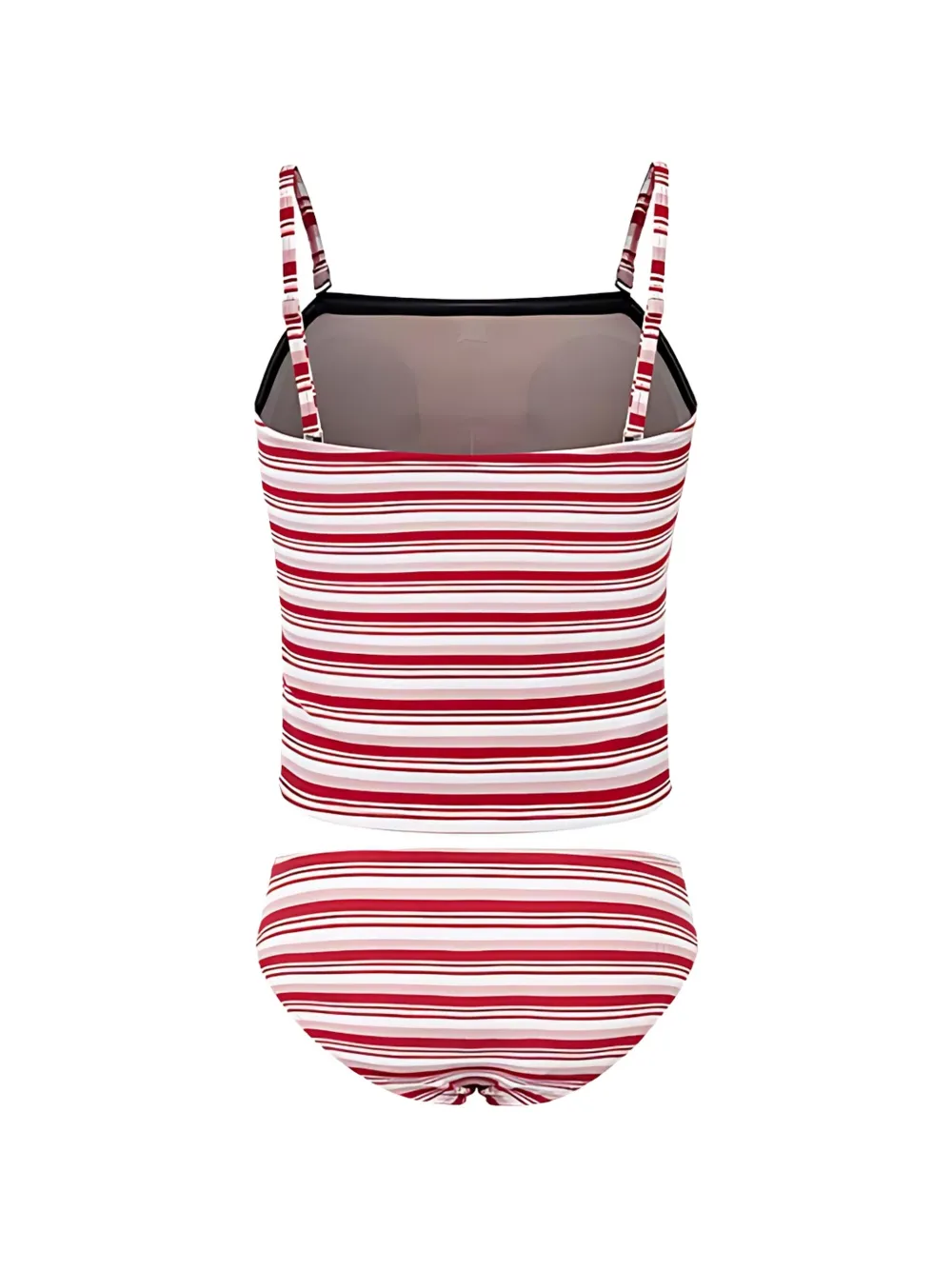  5pening Tankini A Rayas - Rojo 