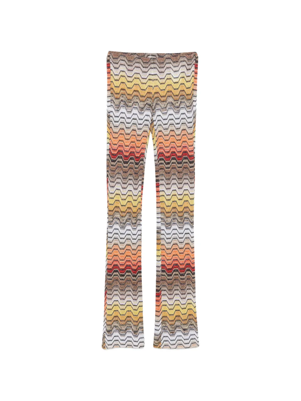 Missoni zigzag-knit trousers - Yellow