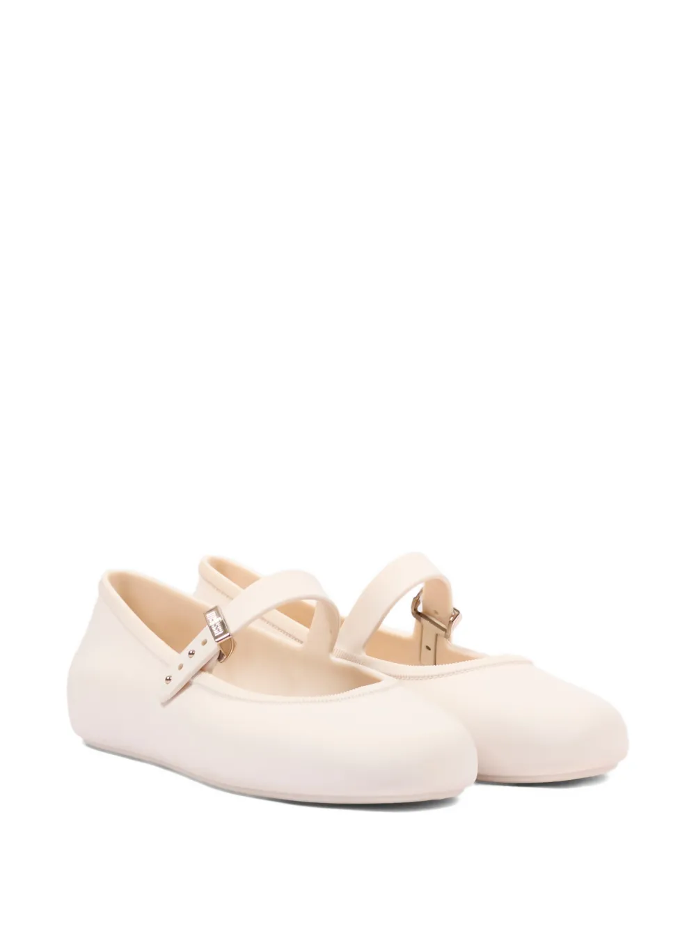 Mini Melissa buckle-fastening ballet flats - Toni neutri