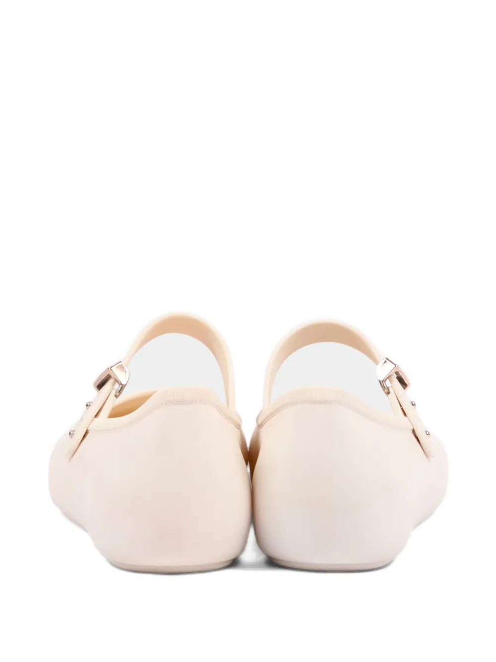 Mini Melissa buckle-fastening ballet flats Beige