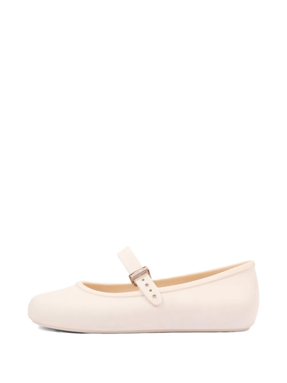 Mini Melissa buckle-fastening ballet flats Beige