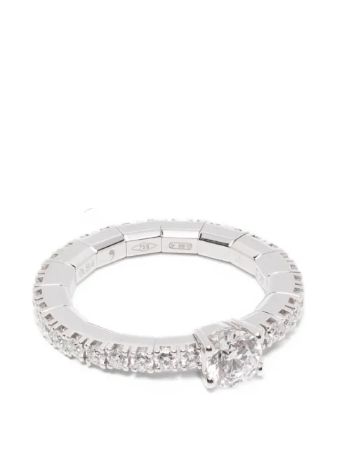 Roberto Demeglio Size 2 Solitär-Ring mit Diamanten