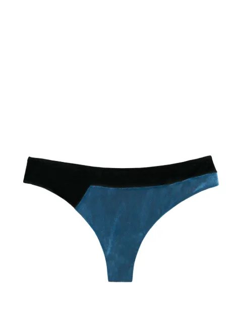 Undress Code Be Sensual velvet-effect briefs