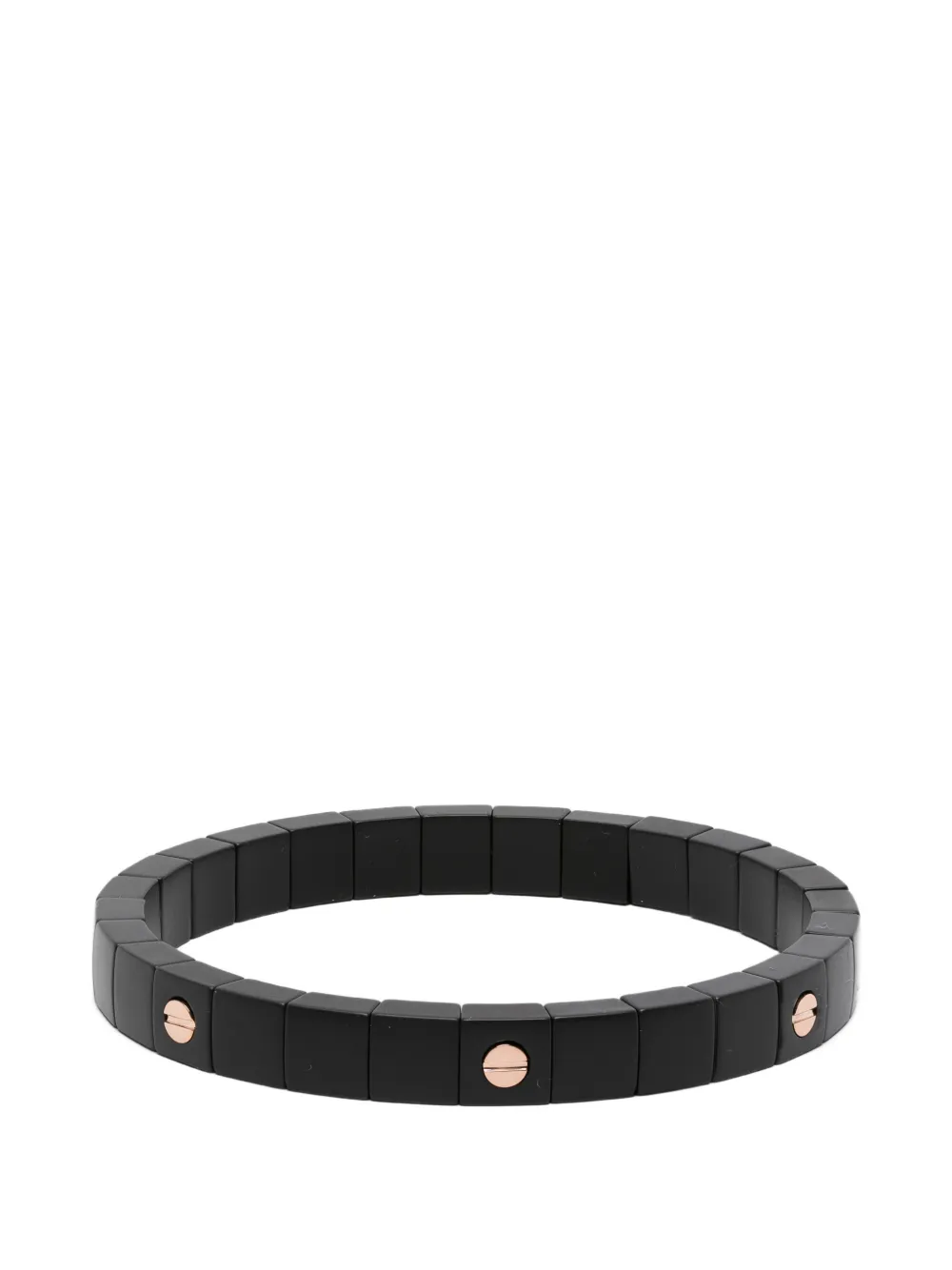 Roberto Demeglio Screw Scacco bracelet - Nero