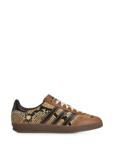 Wales Bonner x Adidas Originals Gazelle snake-embossed leather sneakers