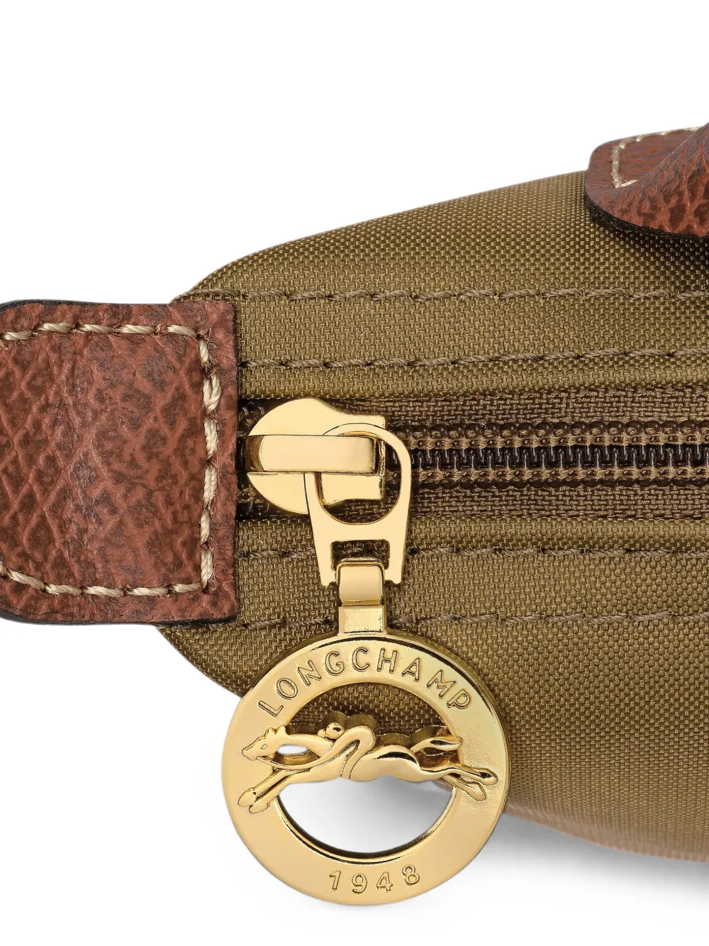 Longchamp Le Pliage Original buidel met handvat Groen
