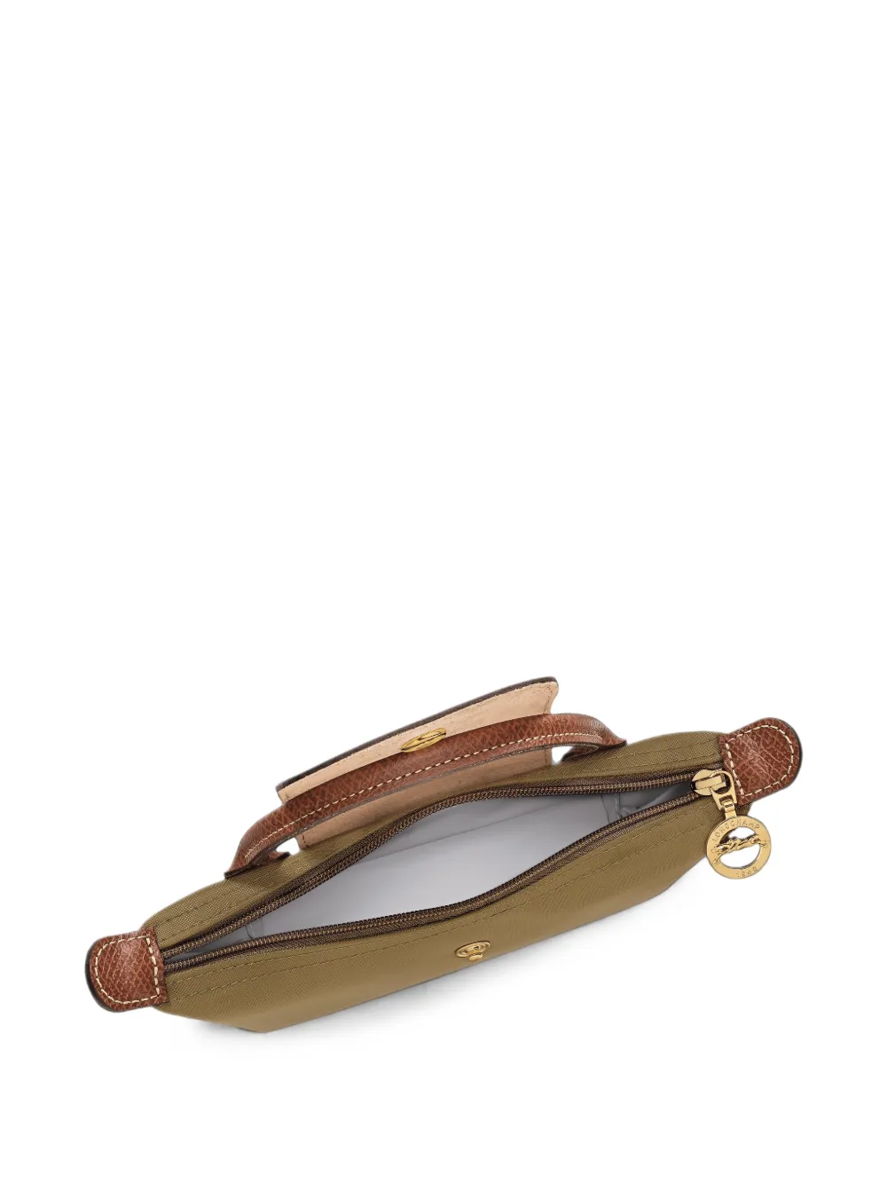 Longchamp Le Pliage Original buidel met handvat Groen