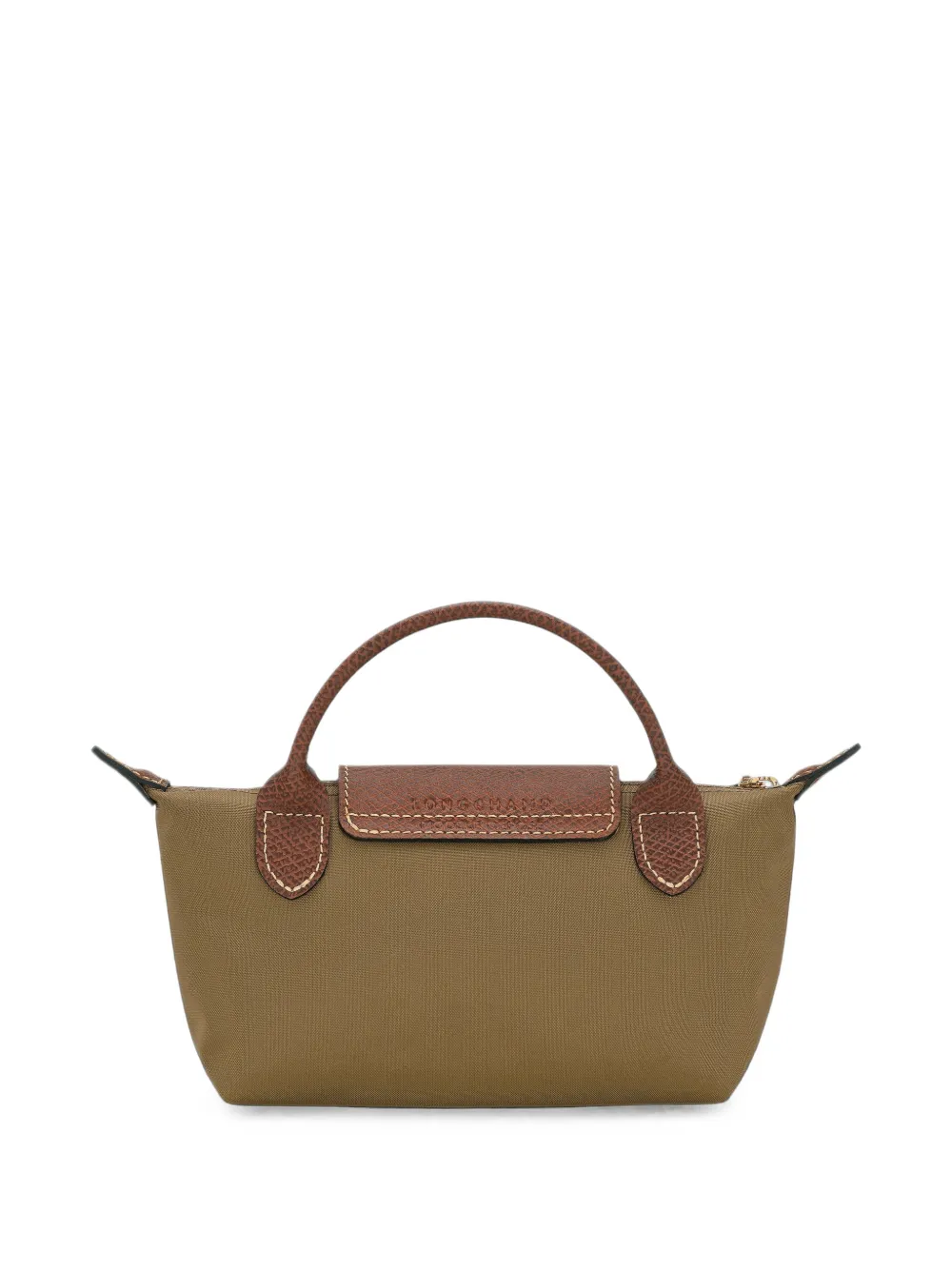 Longchamp Le Pliage Original buidel met handvat Groen