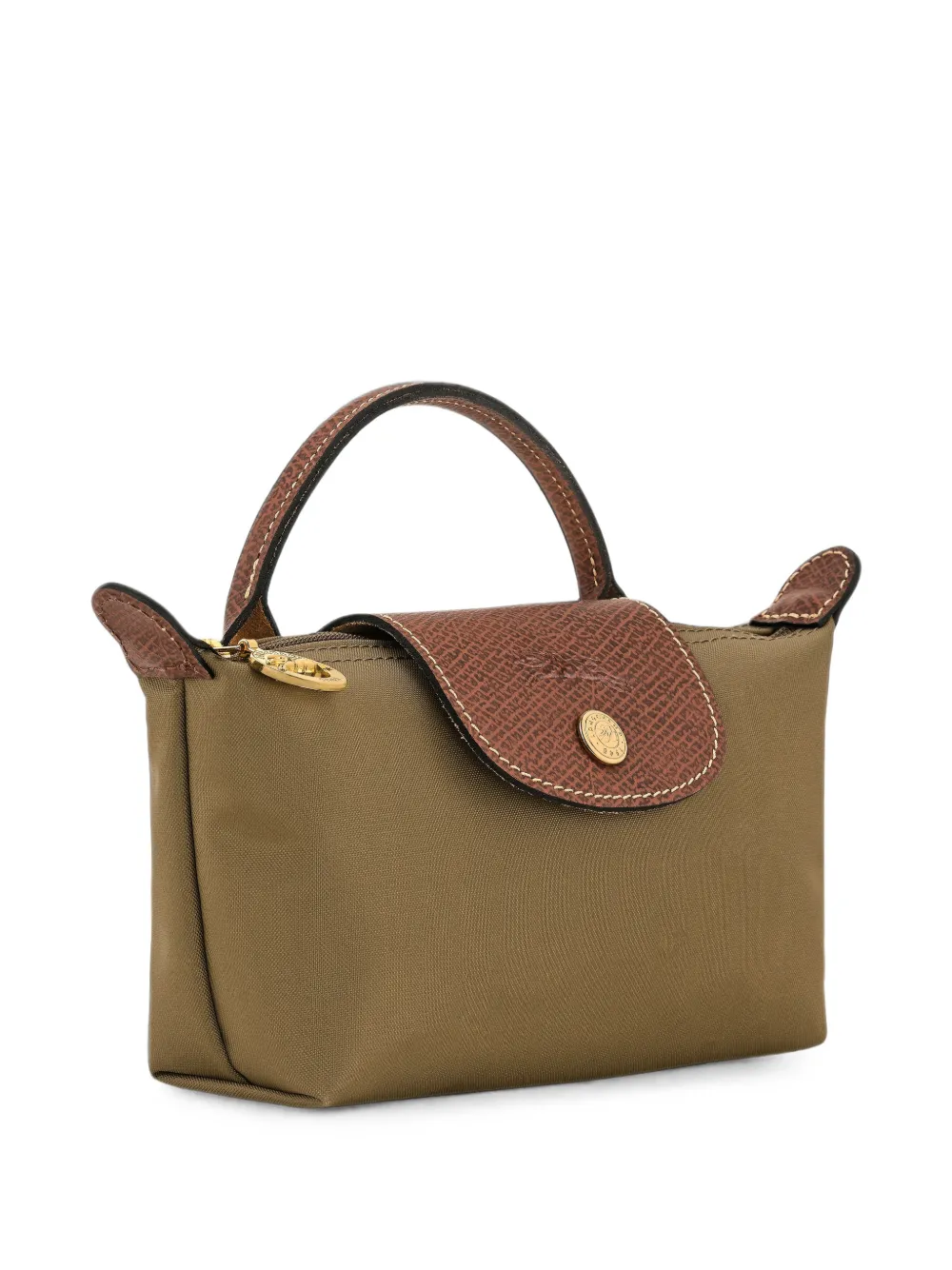 Longchamp Le Pliage Original buidel met handvat Groen