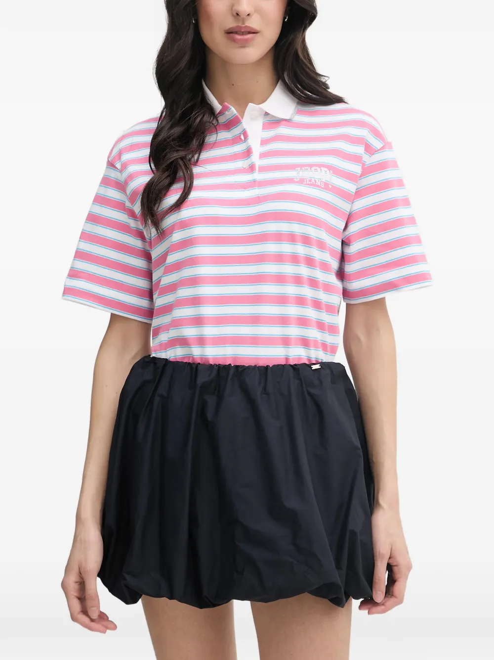 Joop! striped polo top - Rosa