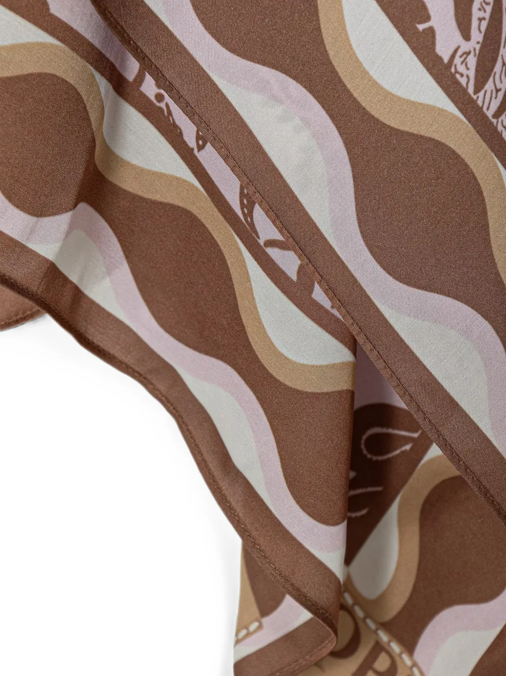 Joop! Augusta sjaal met bloemenprint Roze
