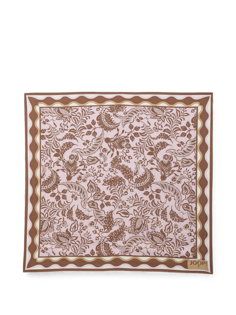 Joop! Augusta floral-print scarf - Rosa