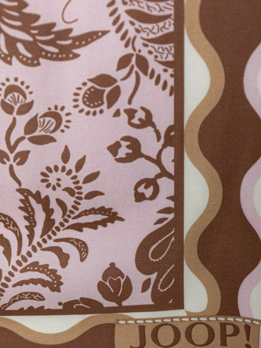 Joop! Augusta sjaal met bloemenprint Roze