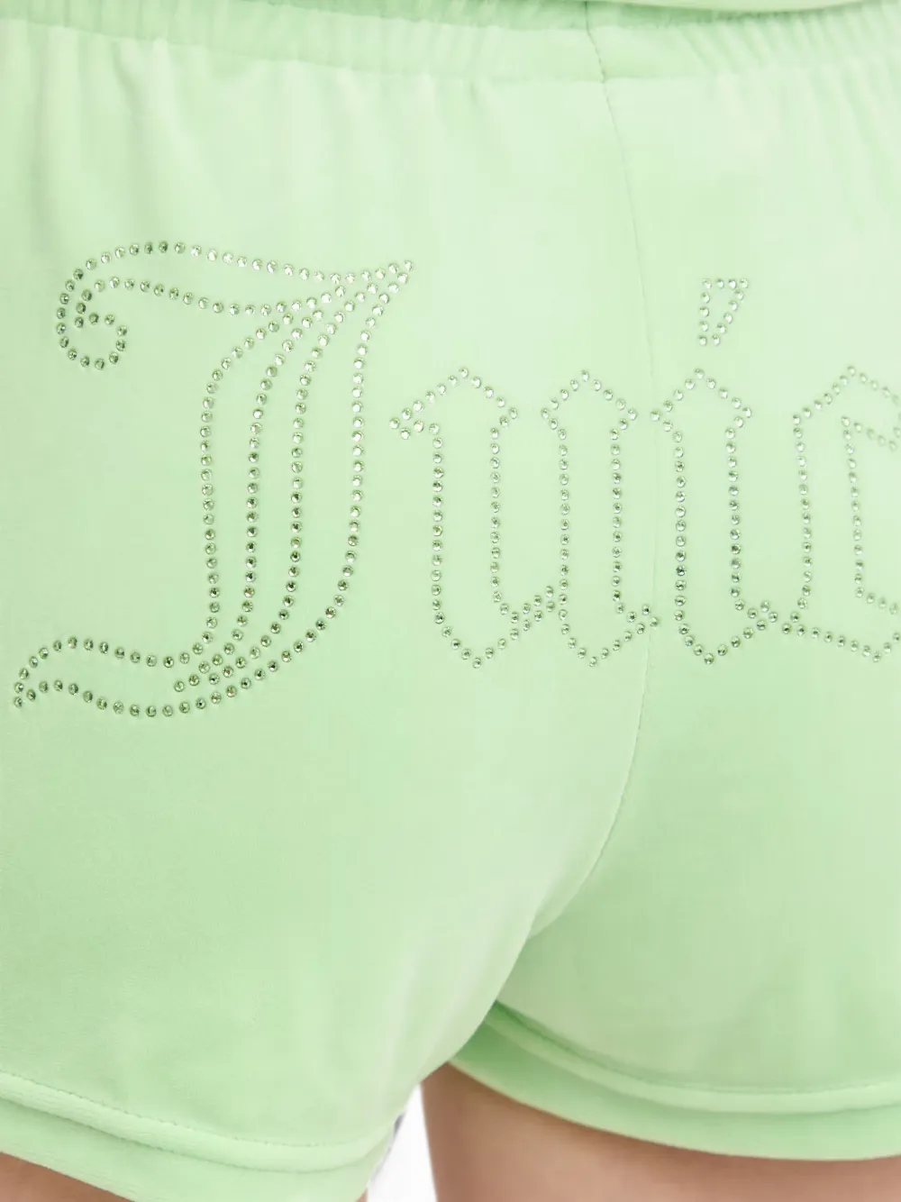 Juicy Couture Shorts met logo van stras Groen