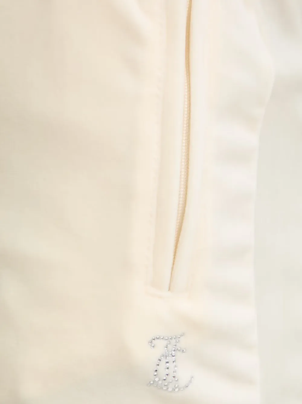 Juicy Couture Shorts verfraaid met stras en trekkoord Wit