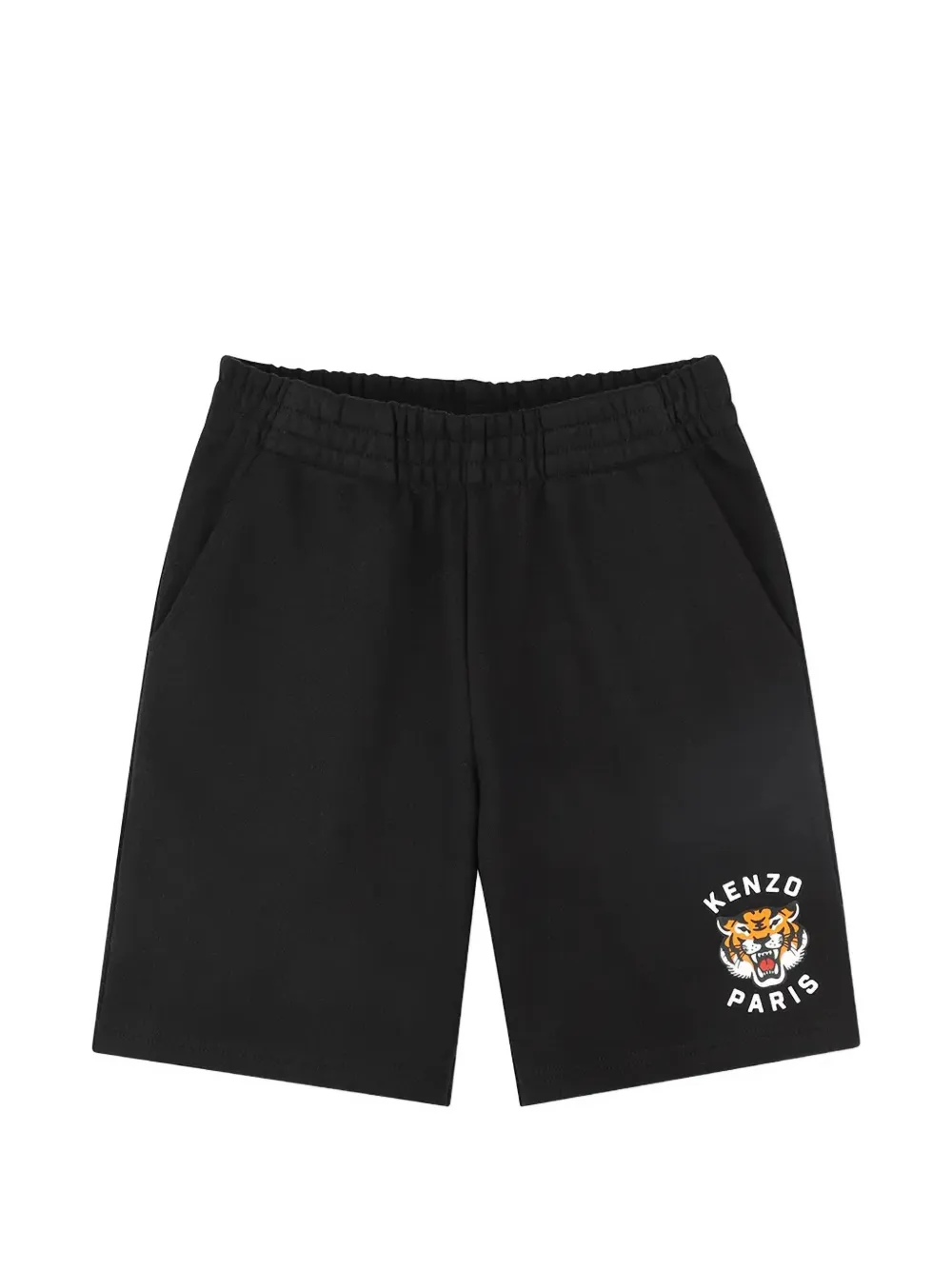 Kenzo Kids Tiger-motif shorts - Nero