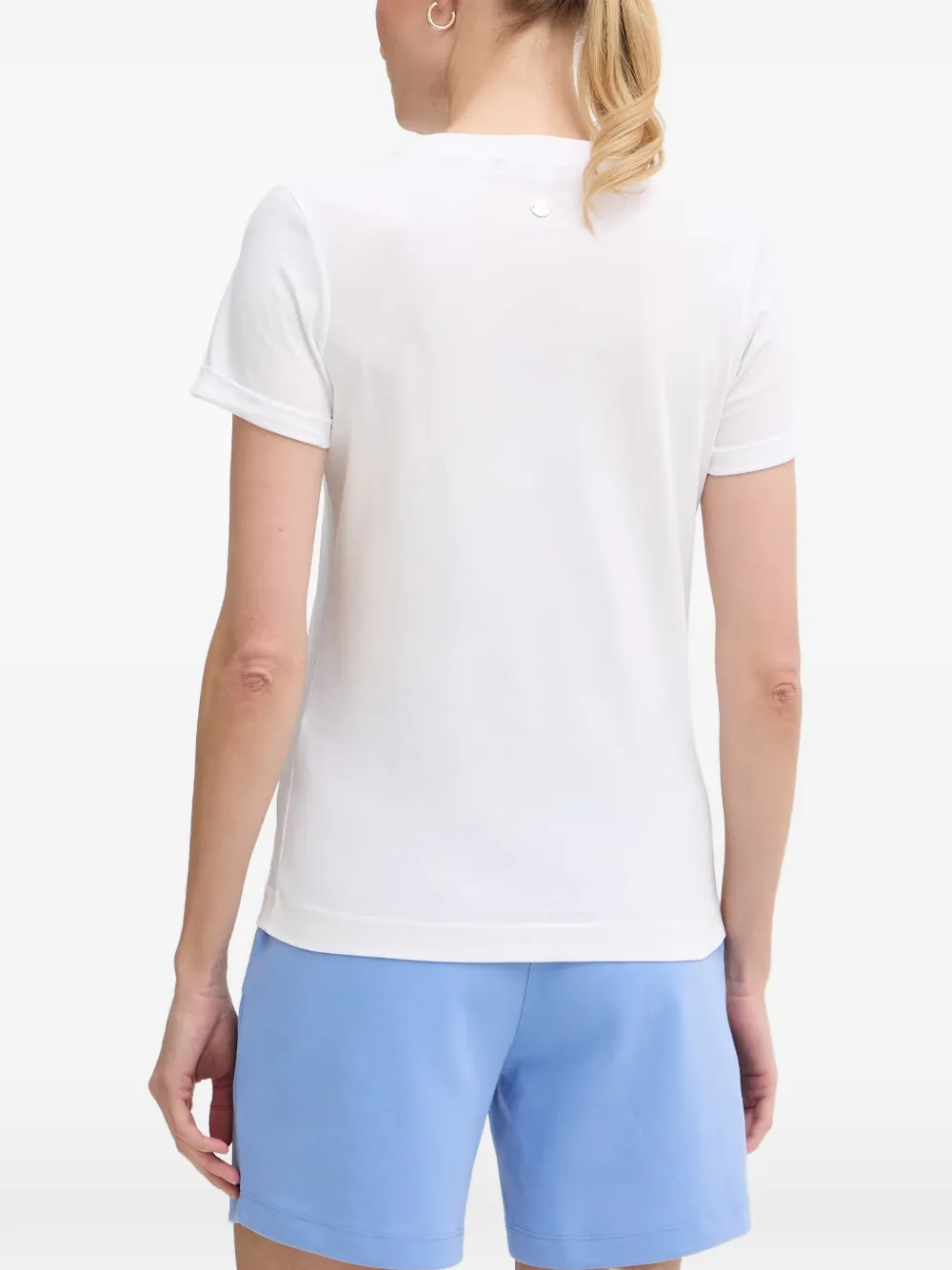 Joop! Tulya T-shirt verfraaid met stras Wit