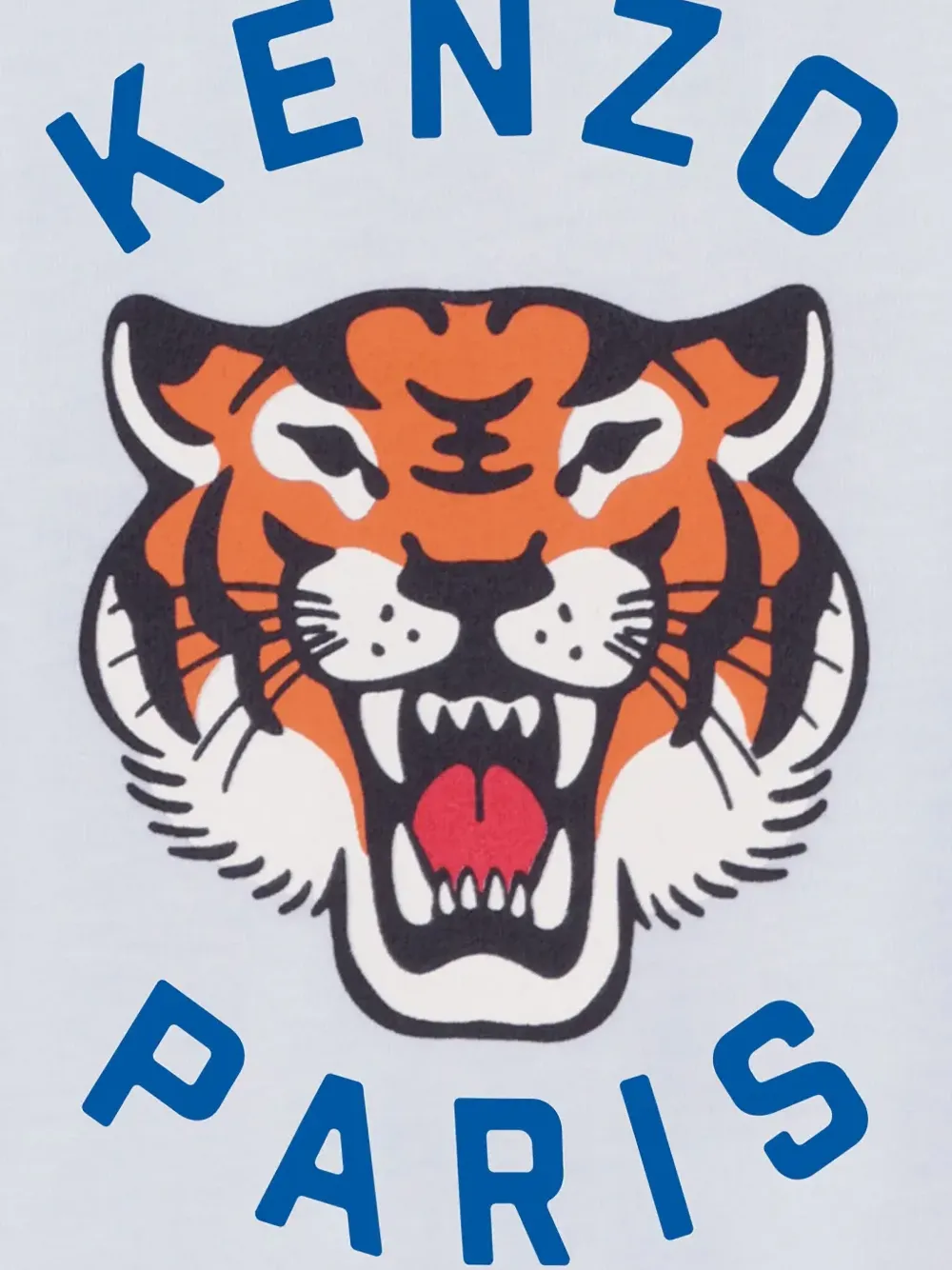 Kenzo Kids T-shirt met tijgerprint Wit