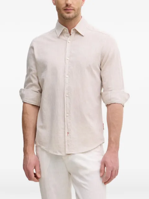 Joop! camisa con dobladillo redondeado