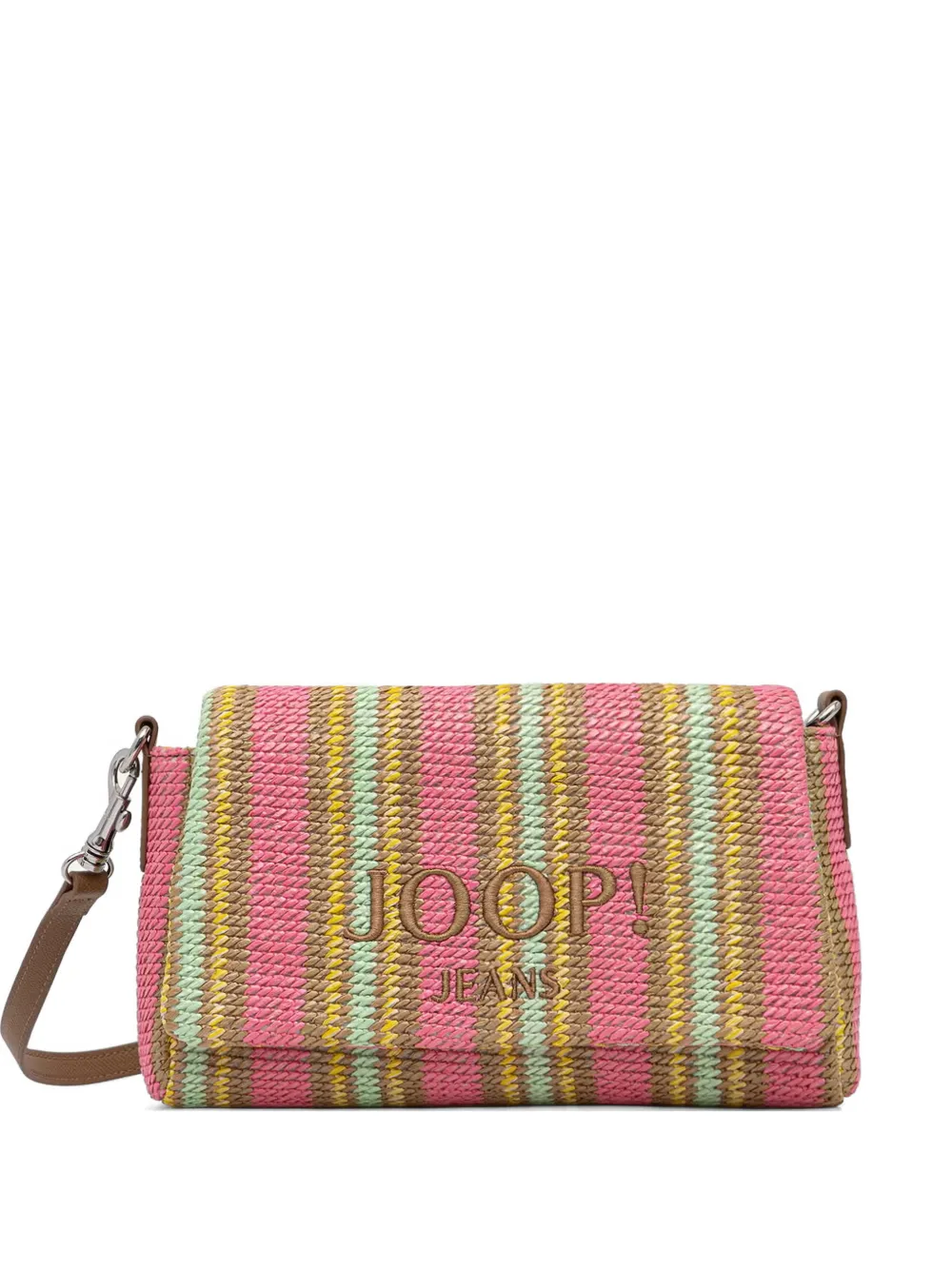 Joop Istria Gal Woven Striped Shoulder Bag In Pink