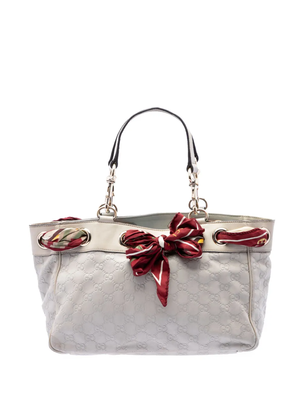Gucci Pre-Owned 2016-2026 Medium Guccissima Positano tote bag - Bianco