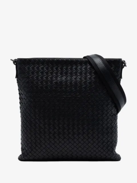 Bottega Veneta Pre-Owned 2012-2026 Intrecciato Nappa Flat Messenger Bag crossbody bag